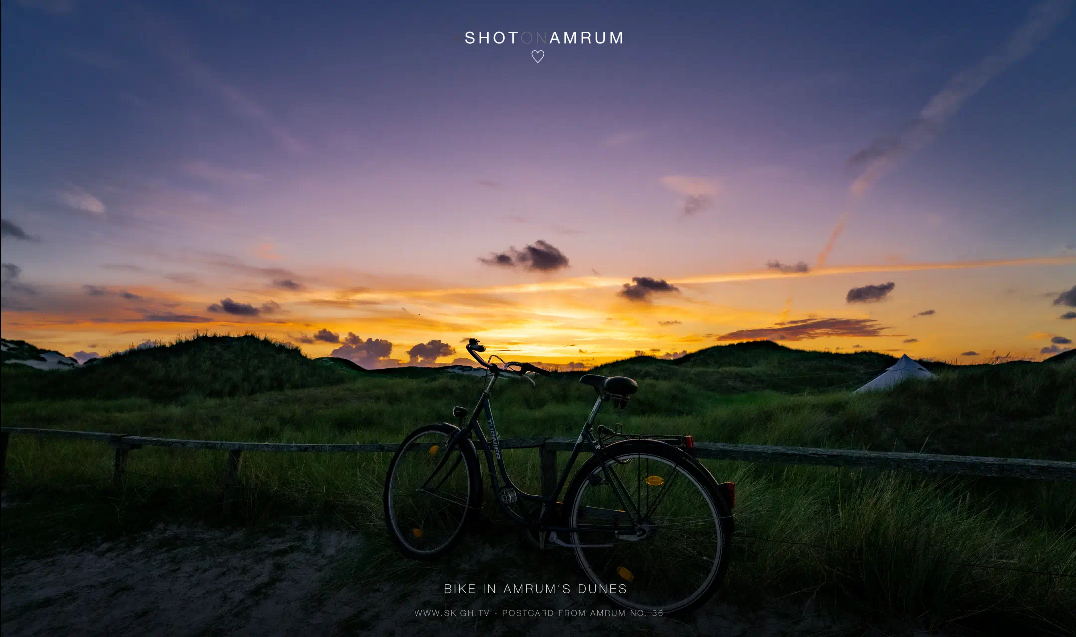 Bike in Amrum's dunes