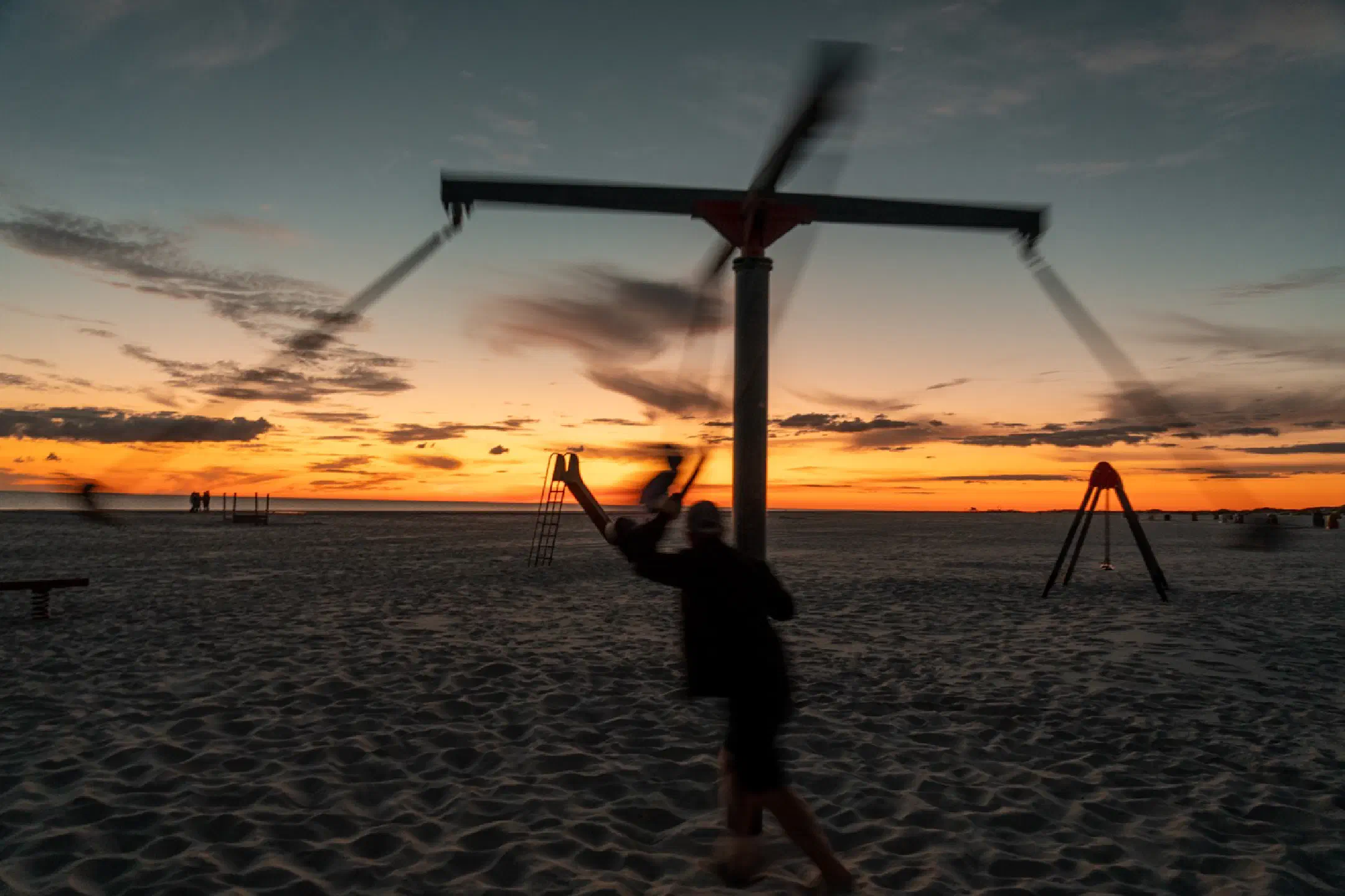 After sunset slide
