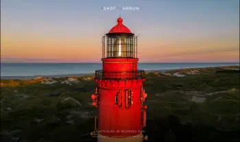Lighthouse in morning sun