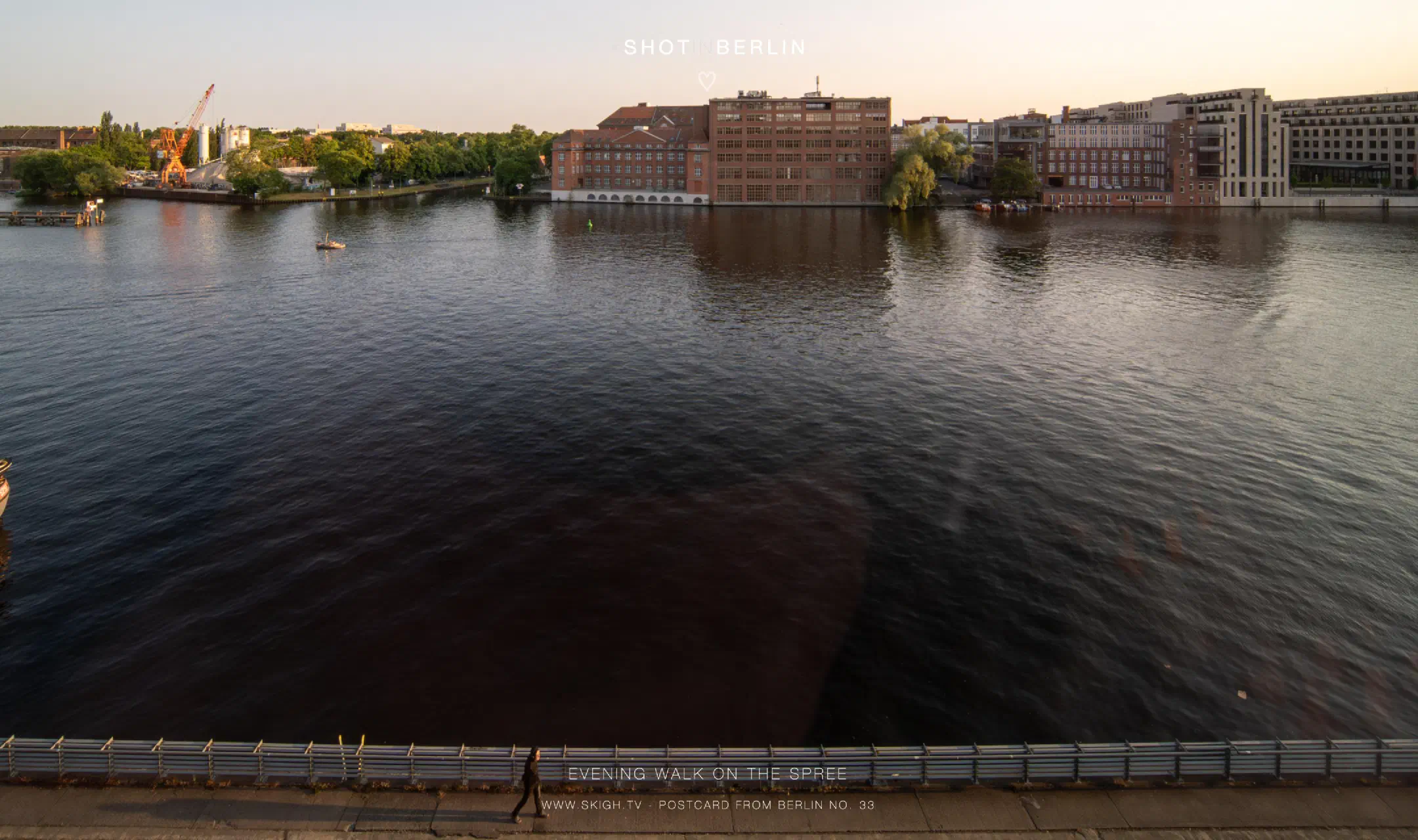 Evening walk on the Spree