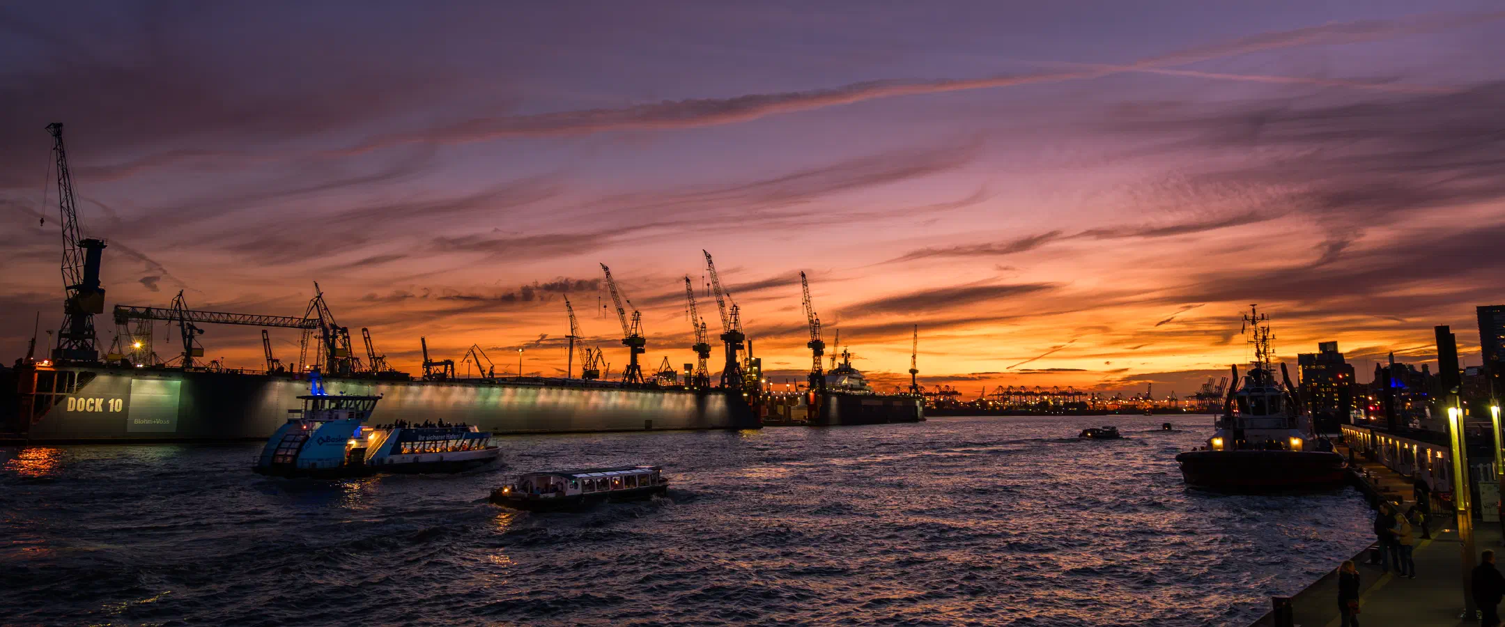 Dockyards dusk