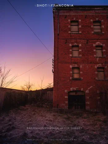 Baiersdorfermühle after sunset