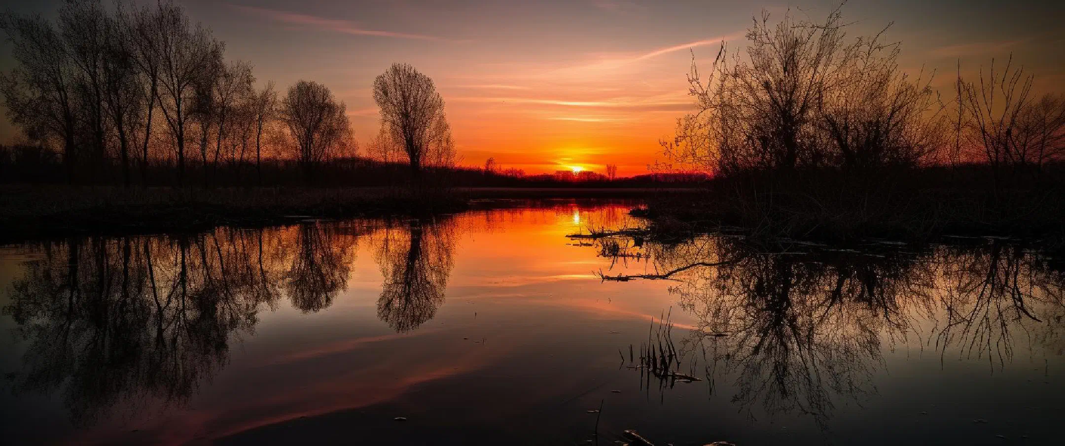 After sunset reflections