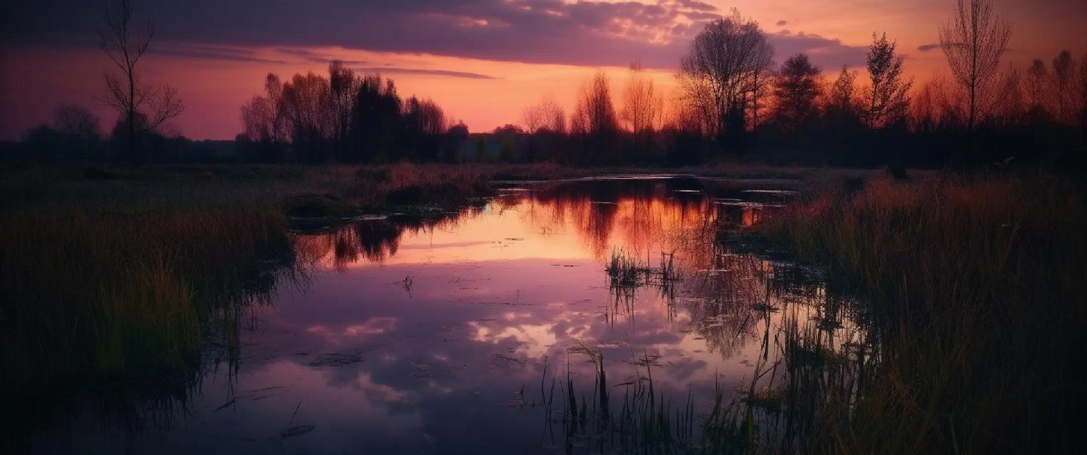 After sunset reflections
