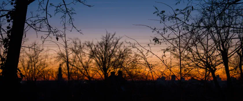 Erlangen Winter Skyline